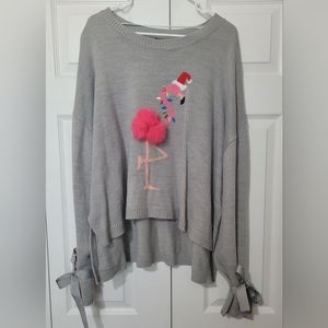 Rue21 Flamingo Christmas Sweater 1X